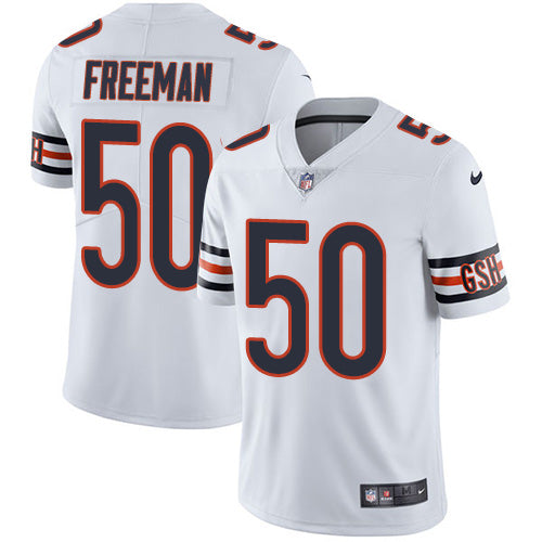 Nike Chicago Bears 50 Jerrell Freeman White Mens Stitched Nfl Vapor Untouchable Limited Jersey