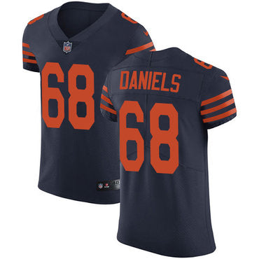 Nike Chicago Bears 68 James Daniels Navy Blue Alternate Mens Stitched Nfl Vapor Untouchable Elite Jersey
