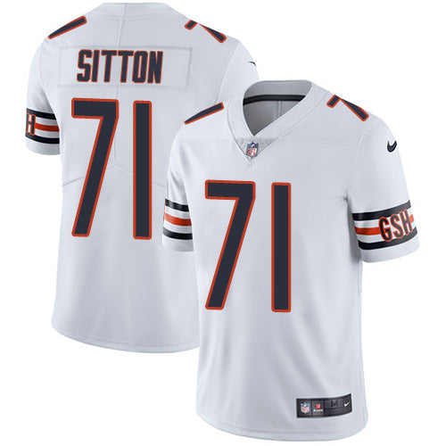 Nike Chicago Bears 71 Josh Sitton White Mens Stitched Nfl Vapor Untouchable Limited Jersey