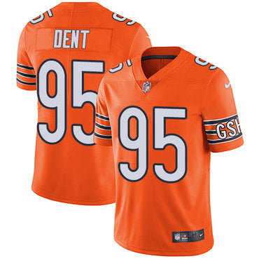 Nike Chicago Bears 95 Richard Dent Orange Mens Stitched Nfl Limited Rush Jersey