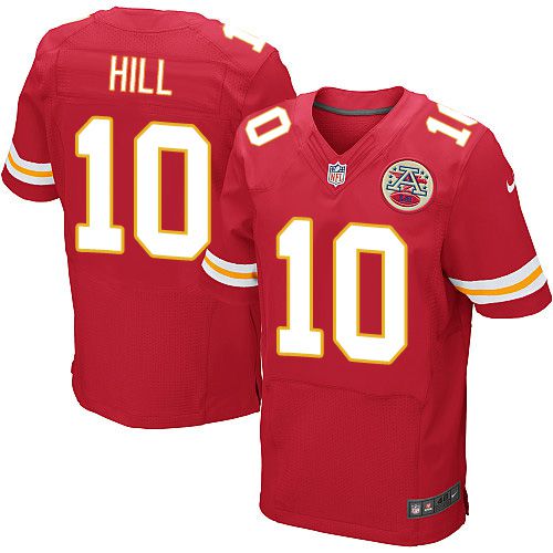 Nike Chiefs 10 Tyreek Hill Red Team Color Mens Stitched Nfl Elite Jersey