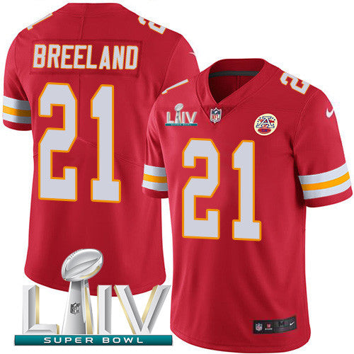 Nike Chiefs 21 Bashaud Breeland Red Super Bowl Liv 2020 Team Color Youth Stitched Nfl Vapor Untouchable Limited Jersey