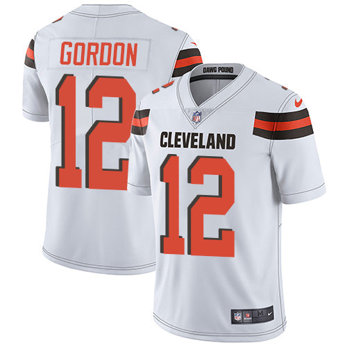Nike Cleveland Browns 12 Josh Gordon White Mens Stitched Nfl Vapor Untouchable Limited Jersey