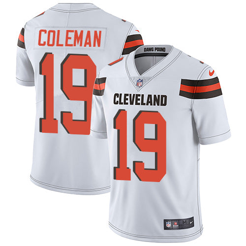 Nike Cleveland Browns 19 Corey Coleman White Mens Stitched Nfl Vapor Untouchable Limited Jersey