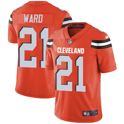 Nike Cleveland Browns 21 Denzel Ward Orange Alternate Mens Stitched Nfl Vapor Untouchable Limited Jersey
