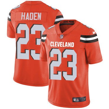 Nike Cleveland Browns 23 Joe Haden Orange Alternate Mens Stitched Nfl Vapor Untouchable Limited Jersey