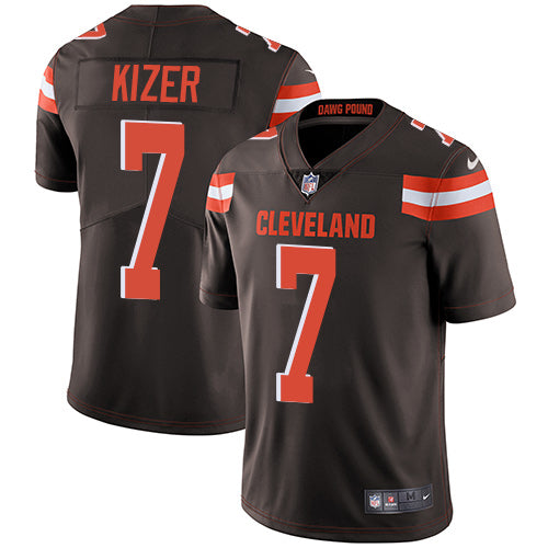 Nike Cleveland Browns 7 Deshone Kizer Brown Team Color Mens Stitched Nfl Vapor Untouchable Limited Jersey