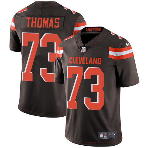 Nike Cleveland Browns 73 Joe Thomas Brown Team Color Mens Stitched Nfl Vapor Untouchable Limited Jersey