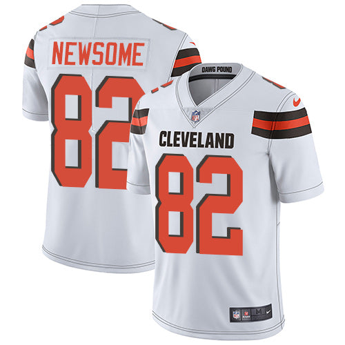 Nike Cleveland Browns 82 Ozzie Newsome White Mens Stitched Nfl Vapor Untouchable Limited Jersey