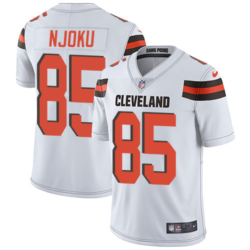 Nike Cleveland Browns 85 David Njoku White Mens Stitched Nfl Vapor Untouchable Limited Jersey
