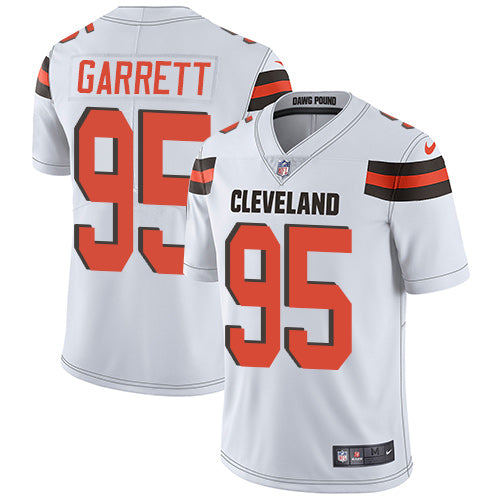 Nike Cleveland Browns 95 Myles Garrett White Mens Stitched Nfl Vapor Untouchable Limited Jersey