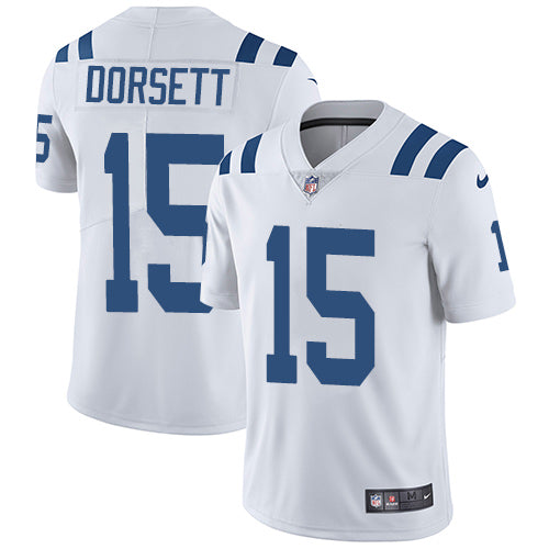 Nike Colts 15 Phillip Dorsett White Mens Stitched Nfl Vapor Untouchable Limited Jersey