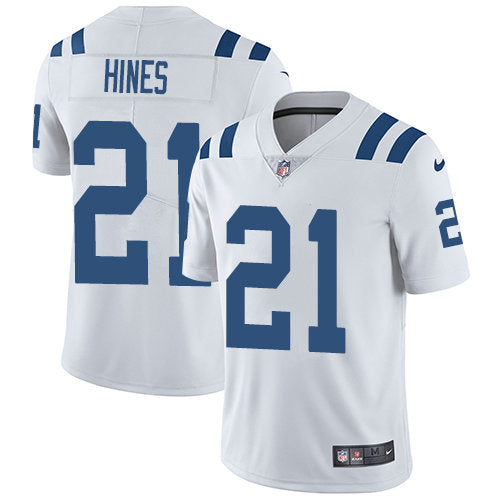 Nike Colts 21 Nyheim Hines White Mens Stitched Nfl Vapor Untouchable Limited Jersey