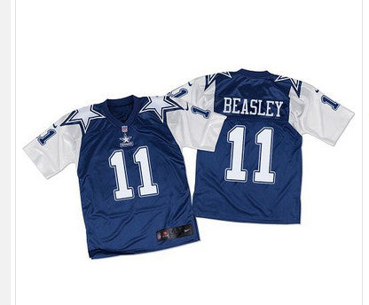Nike Cowboys 11 Cole Beasley Navy Bluewhite Throwback Mens Stitched Nfl Elite Jersey