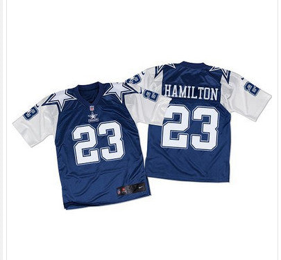 Nike Cowboys 23 Jakar Hamilton Navy Bluewhite Throwback Mens Stitched Nfl Elite Jersey