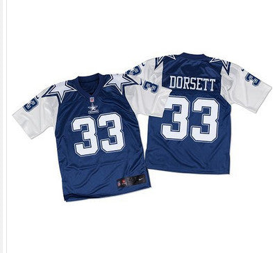 Nike Cowboys 33 Tony Dorsett Navy Bluewhite Throwback Mens Stitched Nfl Elite Jersey