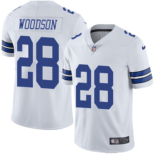 Nike Dallas Cowboys 28 Darren Woodson White Mens Stitched Nfl Vapor Untouchable Limited Jersey