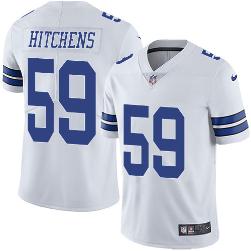 Nike Dallas Cowboys 59 Anthony Hitchens White Mens Stitched Nfl Vapor Untouchable Limited Jersey