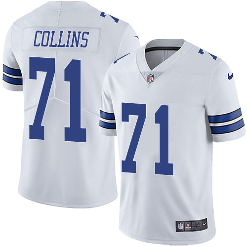 Nike Dallas Cowboys 71 Lael Collins White Mens Stitched Nfl Vapor Untouchable Limited Jersey