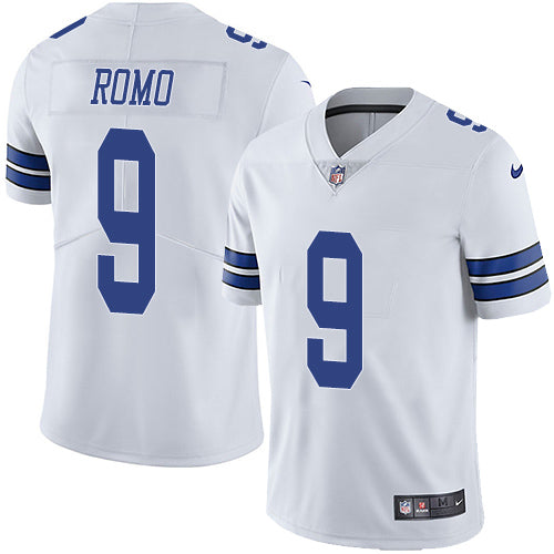 Nike Dallas Cowboys 9 Tony Romo White Mens Stitched Nfl Vapor Untouchable Limited Jersey