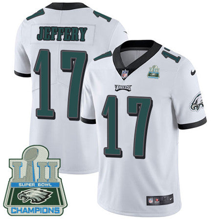 Nike Eagles 17 Alshon Jeffery White Super Bowl Lii Champions Mens Stitched Nfl Vapor Untouchable Limited Jersey
