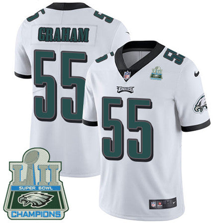 Nike Eagles 55 Brandon Graham White Super Bowl Lii Champions Mens Stitched Nfl Vapor Untouchable Limited Jersey