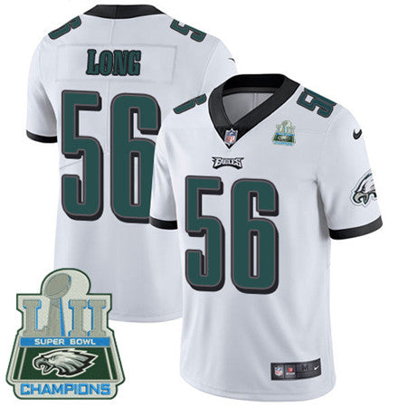 Nike Eagles 56 Chris Long White Super Bowl Lii Champions Mens Stitched Nfl Vapor Untouchable Limited Jersey