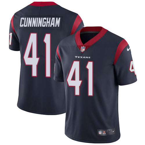 Nike Houston Texans 41 Zach Cunningham Navy Blue Team Color Mens Stitched Nfl Vapor Untouchable Limited Jersey