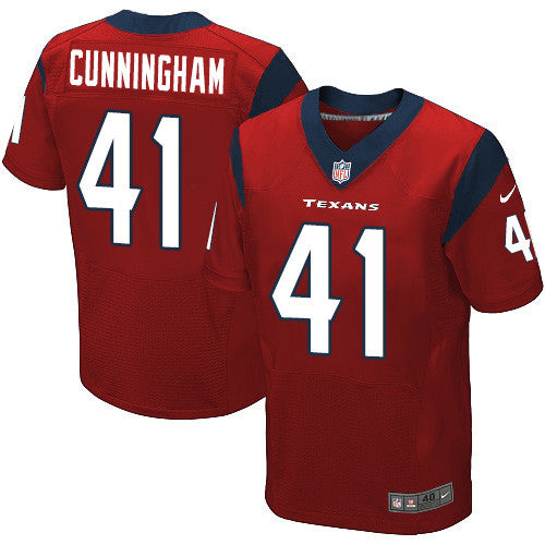 Nike Houston Texans 41 Zach Cunningham Red Alternate Mens Stitched Nfl Elite Jersey
