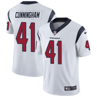 Nike Houston Texans 41 Zach Cunningham White Mens Stitched Nfl Vapor Untouchable Limited Jersey