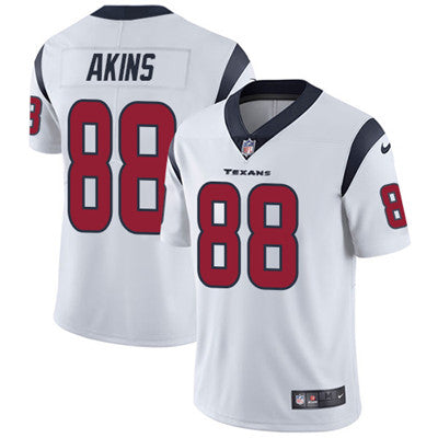 Nike Houston Texans 88 Jordan Akins White Mens Stitched Nfl Vapor Untouchable Limited Jersey