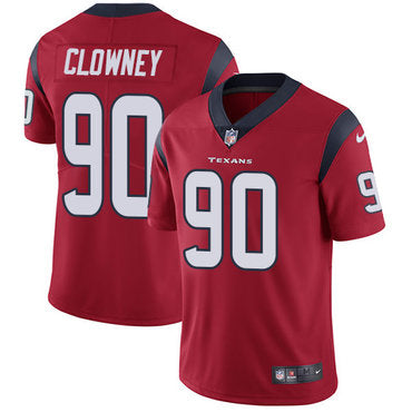 Nike Houston Texans 90 Jadeveon Clowney Red Alternate Mens Stitched Nfl Vapor Untouchable Limited Jersey