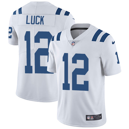 Nike Indianapolis Colts 12 Andrew Luck White Mens Stitched Nfl Vapor Untouchable Limited Jersey