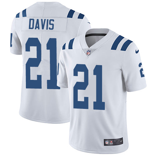 Nike Indianapolis Colts 21 Vontae Davis White Mens Stitched Nfl Vapor Untouchable Limited Jersey