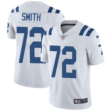 Nike Indianapolis Colts 72 Braden Smith White Mens Stitched Nfl Vapor Untouchable Limited Jersey