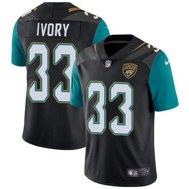Nike Jacksonville Jaguars 33 Chris Ivory Black Alternate Mens Stitched Nfl Vapor Untouchable Limited Jersey