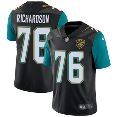 Nike Jacksonville Jaguars 76 Will Richardson Black Alternate Mens Stitched Nfl Vapor Untouchable Limited Jersey