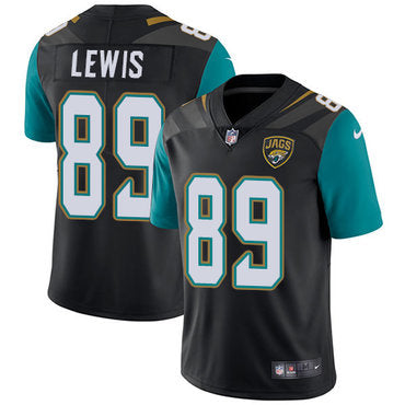 Nike Jacksonville Jaguars 89 Marcedes Lewis Black Alternate Mens Stitched Nfl Vapor Untouchable Limited Jersey