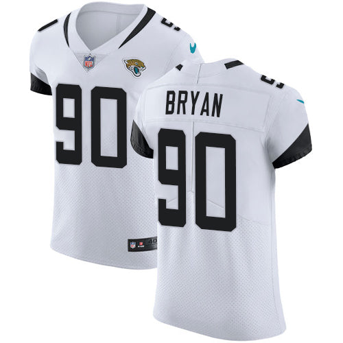 Nike Jacksonville Jaguars 90 Taven Bryan White Mens Stitched Nfl Vapor Untouchable Elite Jersey