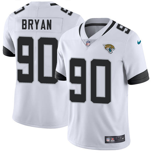 Nike Jacksonville Jaguars 90 Taven Bryan White Mens Stitched Nfl Vapor Untouchable Limited Jersey