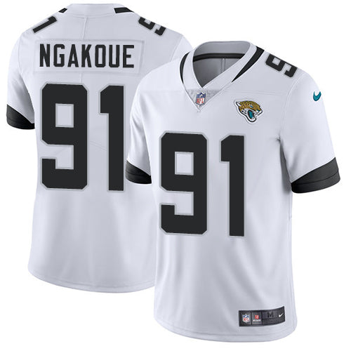 Nike Jacksonville Jaguars 91 Yannick Ngakoue White Mens Stitched Nfl Vapor Untouchable Limited Jersey