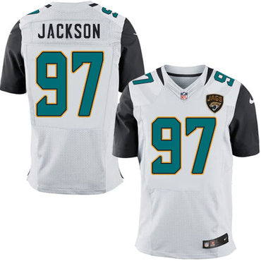 Nike Jaguars 97 Malik Jackson White Mens Stitched Nfl Elite Jersey
