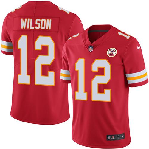 Nike Kansas City Chiefs 12 Albert Wilson Red Team Color Mens Stitched Nfl Vapor Untouchable Limited Jersey