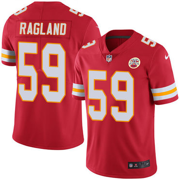 Nike Kansas City Chiefs 59 Reggie Ragland Red Team Color Mens Stitched Nfl Vapor Untouchable Limited Jersey