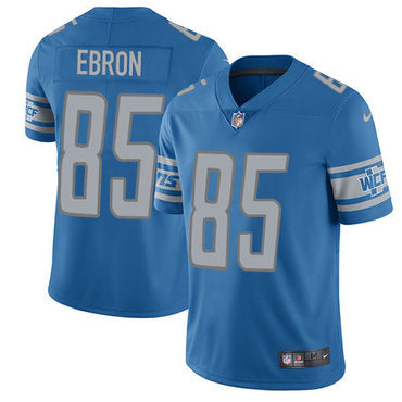 Nike Lions 85 Eric Ebron Blue Team Color Mens Stitched Nfl Limited Jersey
