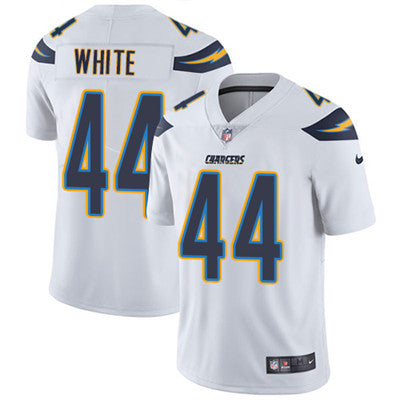 Nike Los Angeles Chargers 44 Kyzir White White Mens Stitched Nfl Vapor Untouchable Limited Jersey