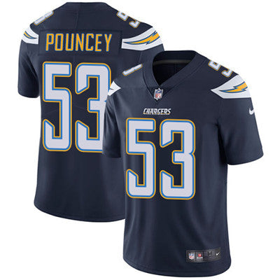 Nike Los Angeles Chargers 53 Mike Pouncey Navy Blue Team Color Mens Stitched Nfl Vapor Untouchable Limited Jersey