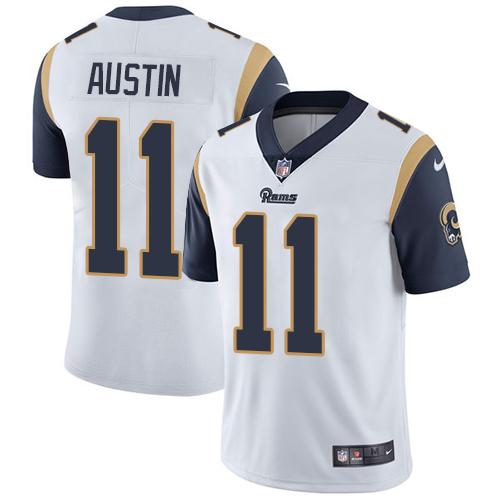 Nike Los Angeles Rams 11 Tavon Austin White Mens Stitched Nfl Vapor Untouchable Limited Jersey
