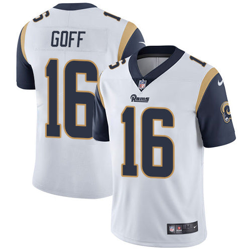 Nike Los Angeles Rams 16 Jared Goff White Mens Stitched Nfl Vapor Untouchable Limited Jersey