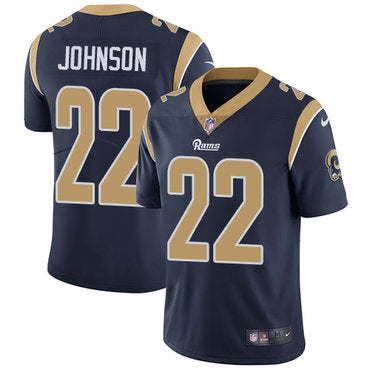 Nike Los Angeles Rams 22 Trumaine Johnson Navy Blue Team Color Mens Stitched Nfl Vapor Untouchable Limited Jersey